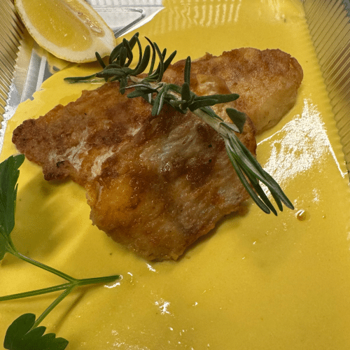 Rotbarschfilet auf Senf-Schnittlauchsauce