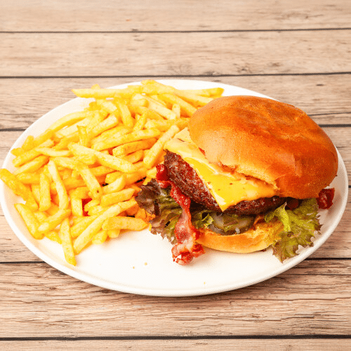 Mega Cheese Burger Bacon
