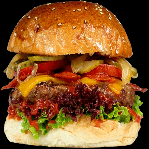 Bullen-Burger (pikant)