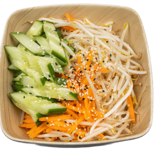 Sojasprossen Salat (vegetarisch)