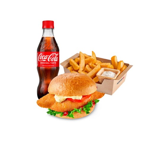 Classic Chicken Burger Menü