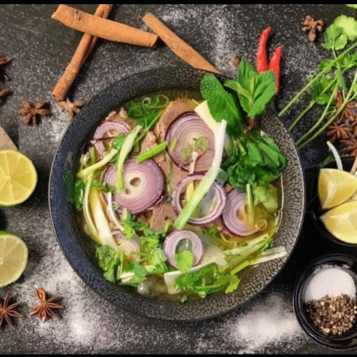 Pho Bo ( vietnamesisch Suppe mit Rind
