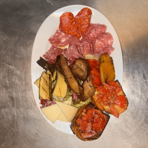 Antipasto mit Bruschetta