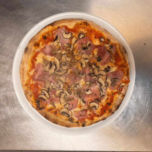 Pizza Prosciutto Funghi, 29cm