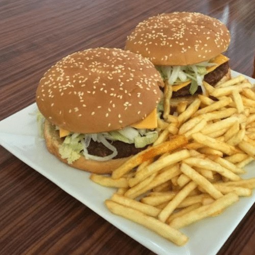 Doppelcheeseburger (2 Stück)