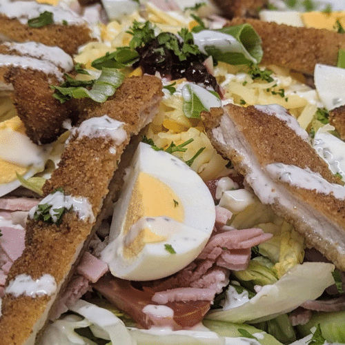 Schnitzel Salat