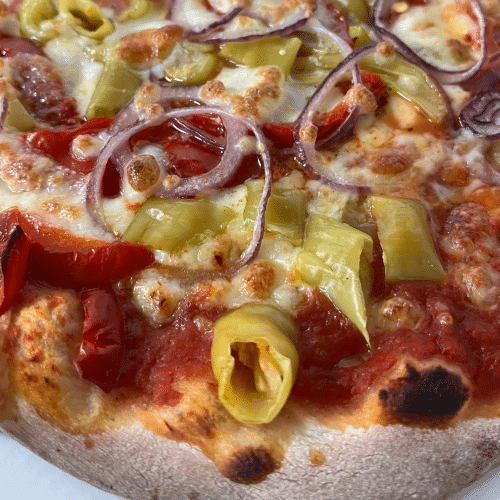 Pizza Diavolo (scharf, vegetarisch)