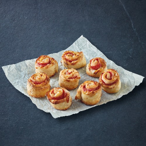 Pizzabrötchen mit Salami