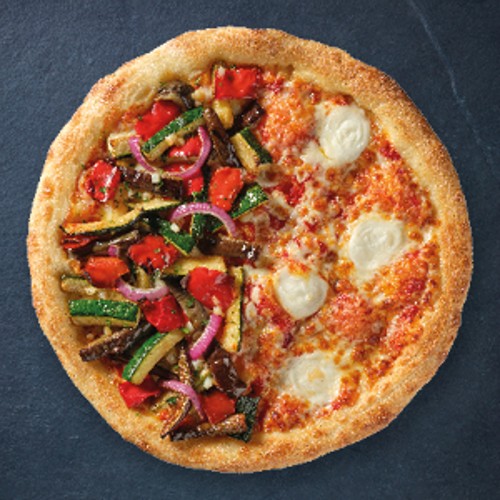 Double Tasty Pizza: Grilled Veggie & Extra Cheesy