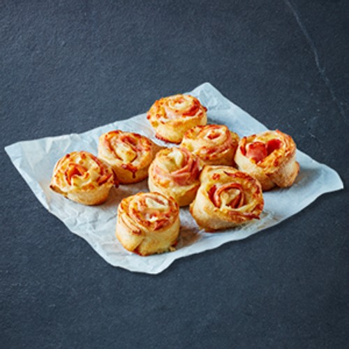 Pizzabrötchen mit Bacon