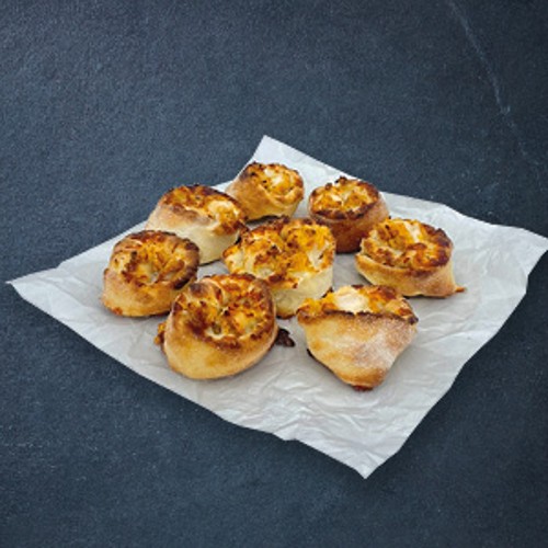 Pizzabrötchen mit Chicken Stripes