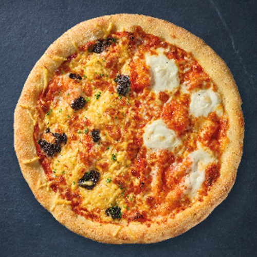 Double Tasty Pizza: Old Amsterdam Trüffel & Extra Cheesy