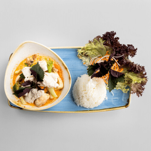 Kokos-Curry mit Hähnchenbrustfilet