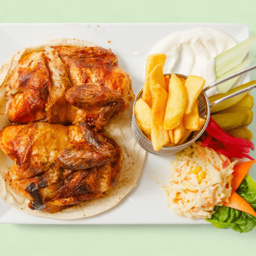 Ganzes Hähnchen vom Gasgrill