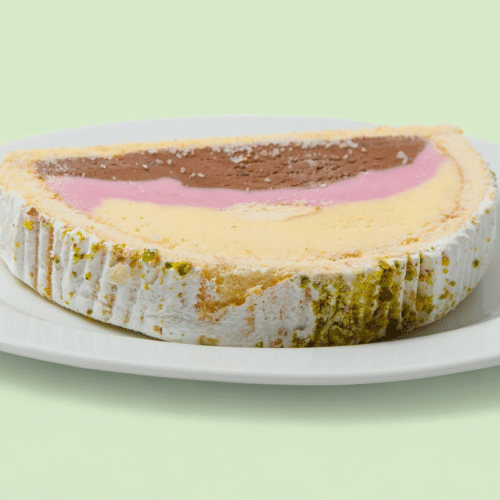 Kasata Eis und Obst