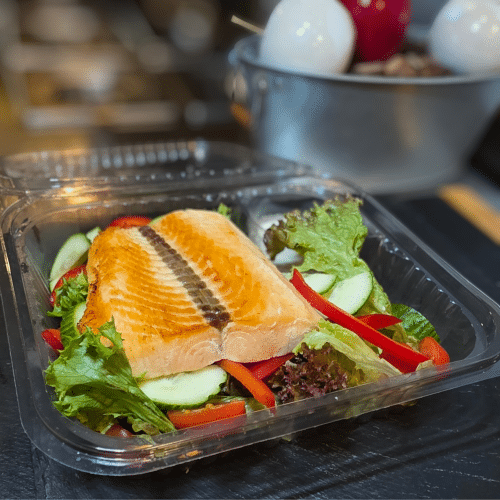 Gurken-Lachs Salat