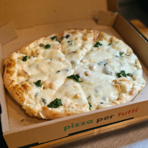 Pizza Lachs-Spinat, Ø 28cm