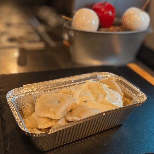 Wareniki mit Kartoffel-Pilzfüllung