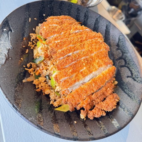 Gebratener Eierreis mit Gemüse