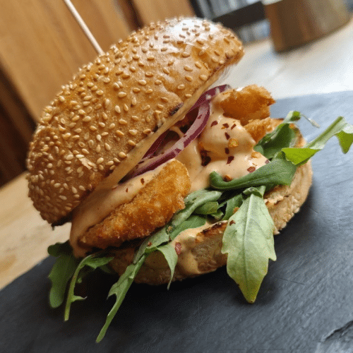 Crispy Garnelen Burger