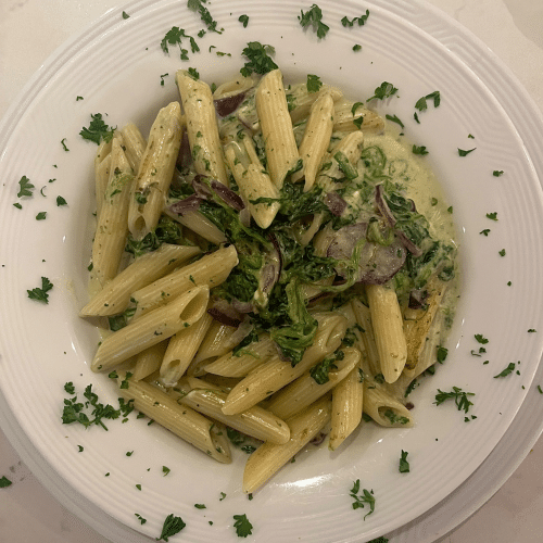 Penne con Cipolla