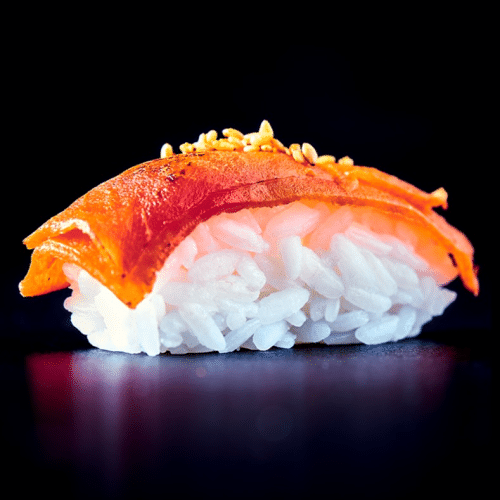 Flamed Paprika Nigiri (1 Stück)