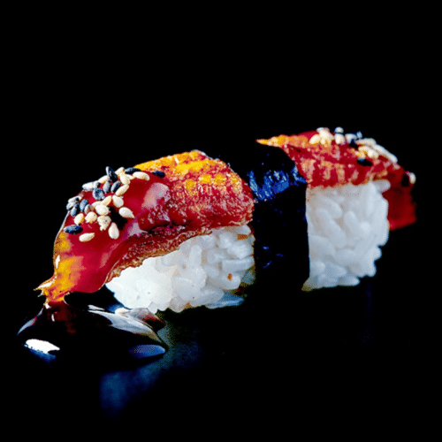Flamed Unagi Nigiri (1 Stück)
