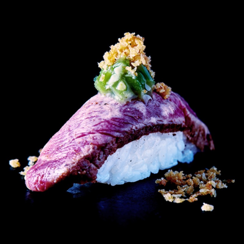 Kizami Beef Nigiri (1 Stück)