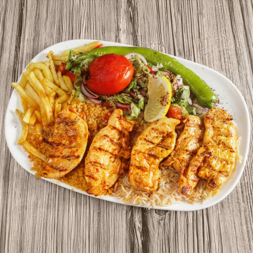 Hähnchen-(Filet) Teller