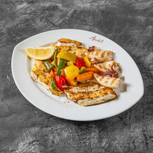 Fischplatte für 2 Personen