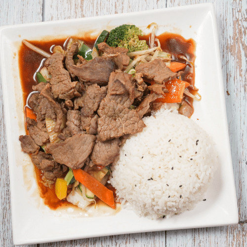 Chop Suey Rindfleisch mit Gemüse