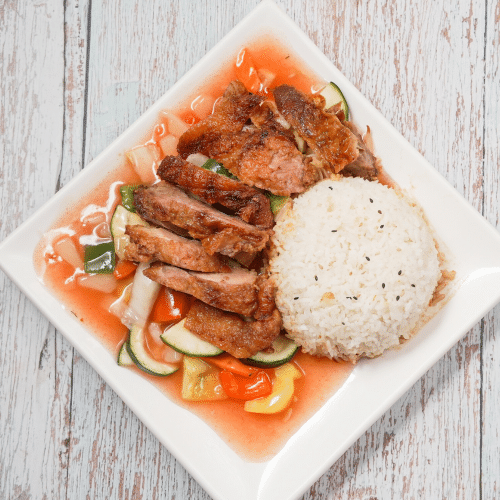 Ente mit Süß-Sauer-Sauce