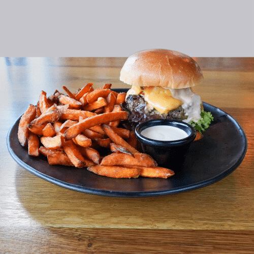 (200g Premium Angus Beef) - Cheese Burger