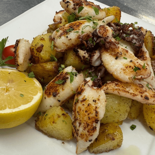Calamari vom Grill