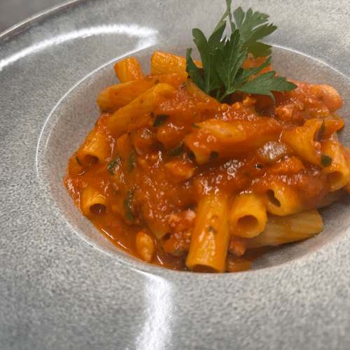 Rigatoni al Amatricciana