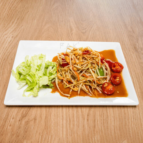 Som Tam (sehr scharf)