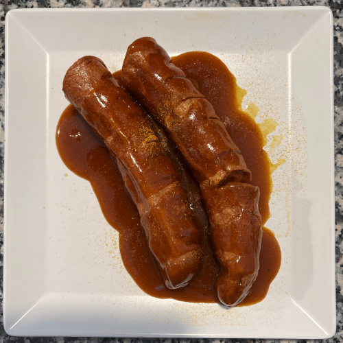 Riesen Currywurst