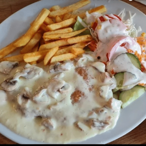 Funghi-Schnitzel Al Forno
