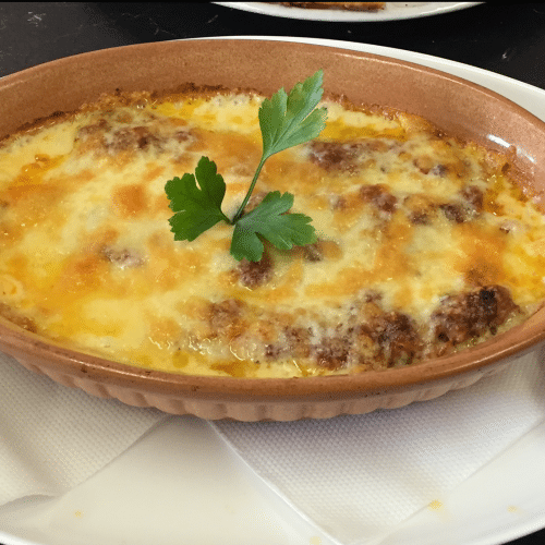 Pasta Bolognese al forno