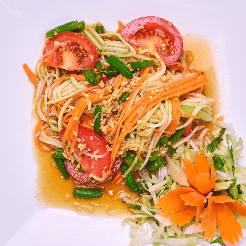 Thai Mango Salat (leicht pikant)