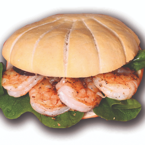 Garnelen Brötchen