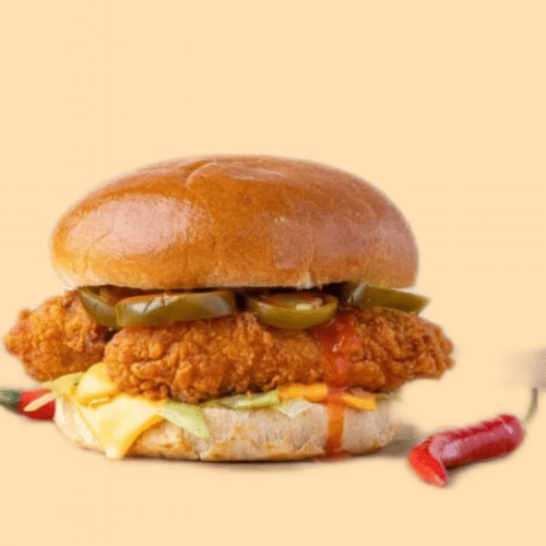 Hot King Chick Burger (halal)