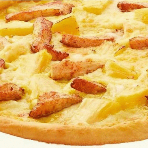 Pizza Chicken und Curry