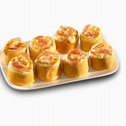 Pizzabrötchen Cheesy Schinken