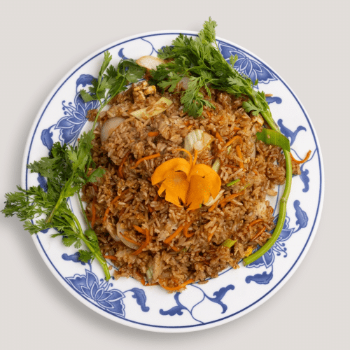 Gebratener Reis mit Hühnerfleisch