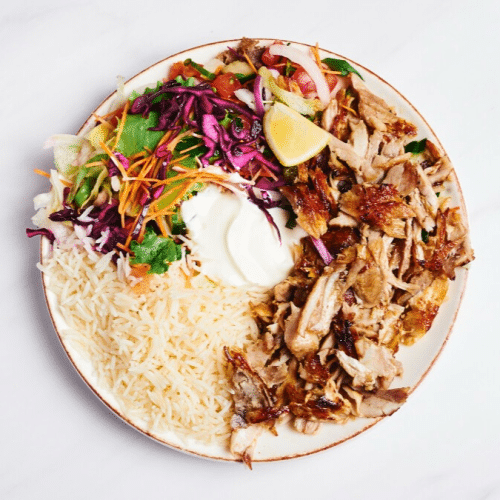 Chicken Kebab Teller