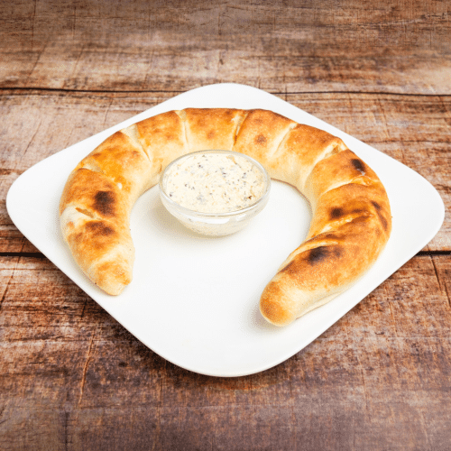 XL Pizzabrötchen mit Spinat