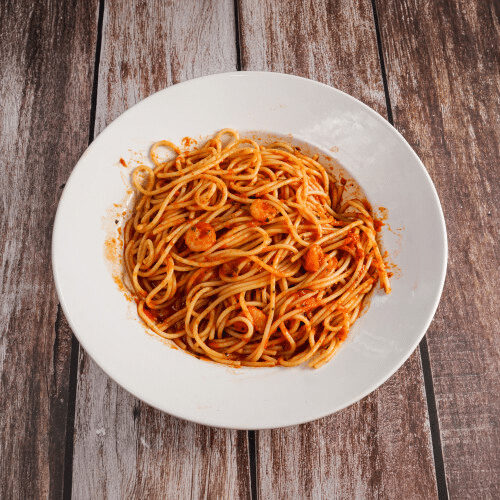 Spaghetti Krabben