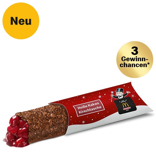 Heiße Kakao-Kirschtasche