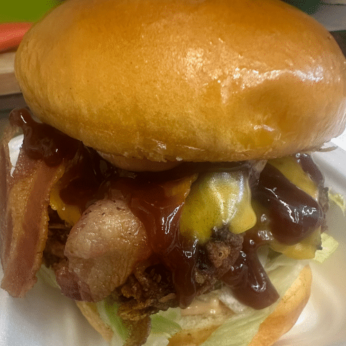 Neu stizzl chicken fillet tenders burger